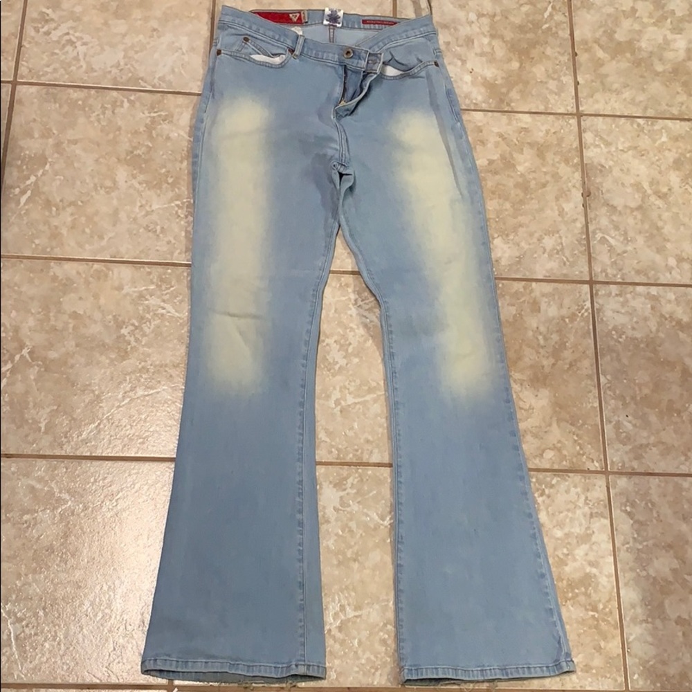 Light wash Guess Jeans, Bell Bottoms